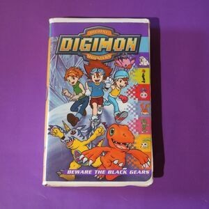 Digimon Beware the Black Gears VHS
